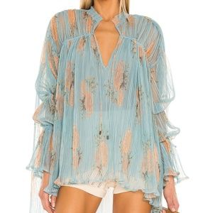 Free People Dahlia Tunic in Dark Combo